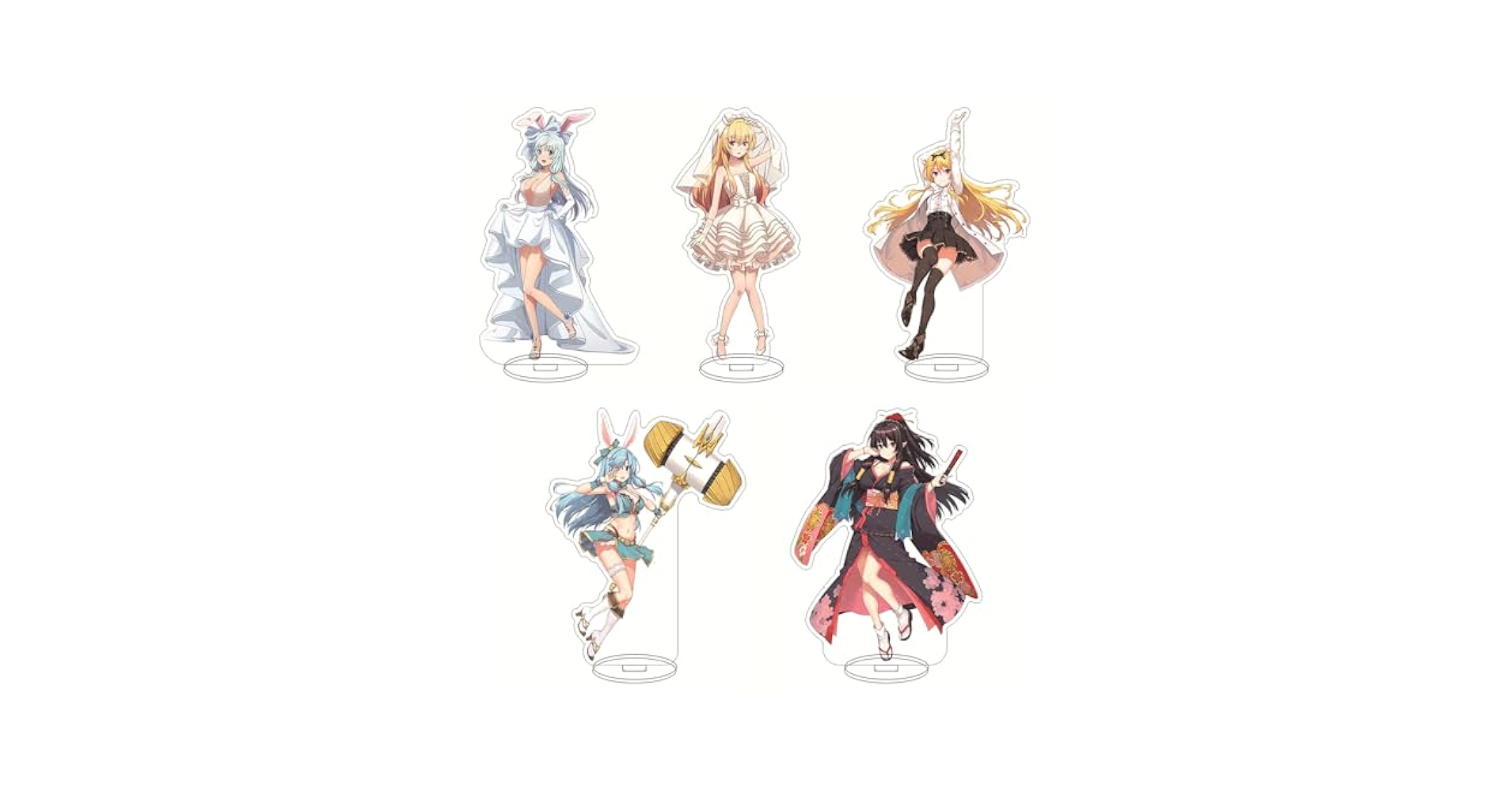 南雲ハジメ＆ユエ(浴衣) アクリルスタンド 「ありふれた職業で世界最強 COMP 中古】アクリルスタンド・アクリルパネル 南雲ハジメ＆ユエ(浴衣