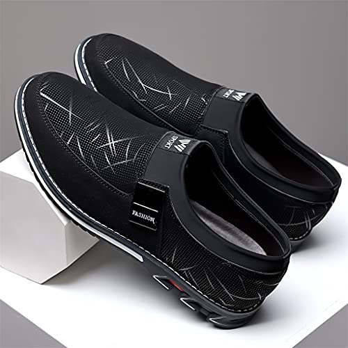 Image of Veslesth Men Casual Shoes Sneakers Loafers Comfort Walking Shoes Fashion Driving Shoes Luxury Leather Shoes for Male Business Work Office Dress Outdoor