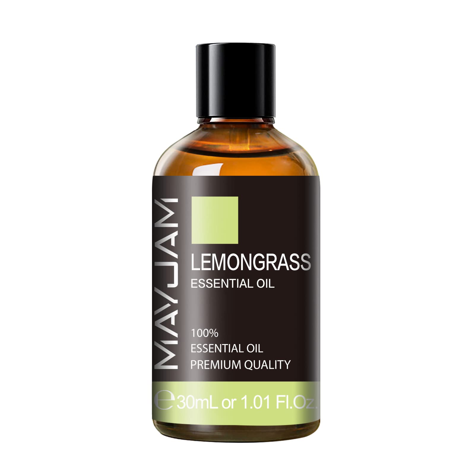 Lemongrass Essential Oil 30ML/1.01FL.OZ, MAYJAM Premium Lemongrass Oil Essential Oils with Glass Dropper, Great for Aromatherapy Diffuser and Candle Soap Making