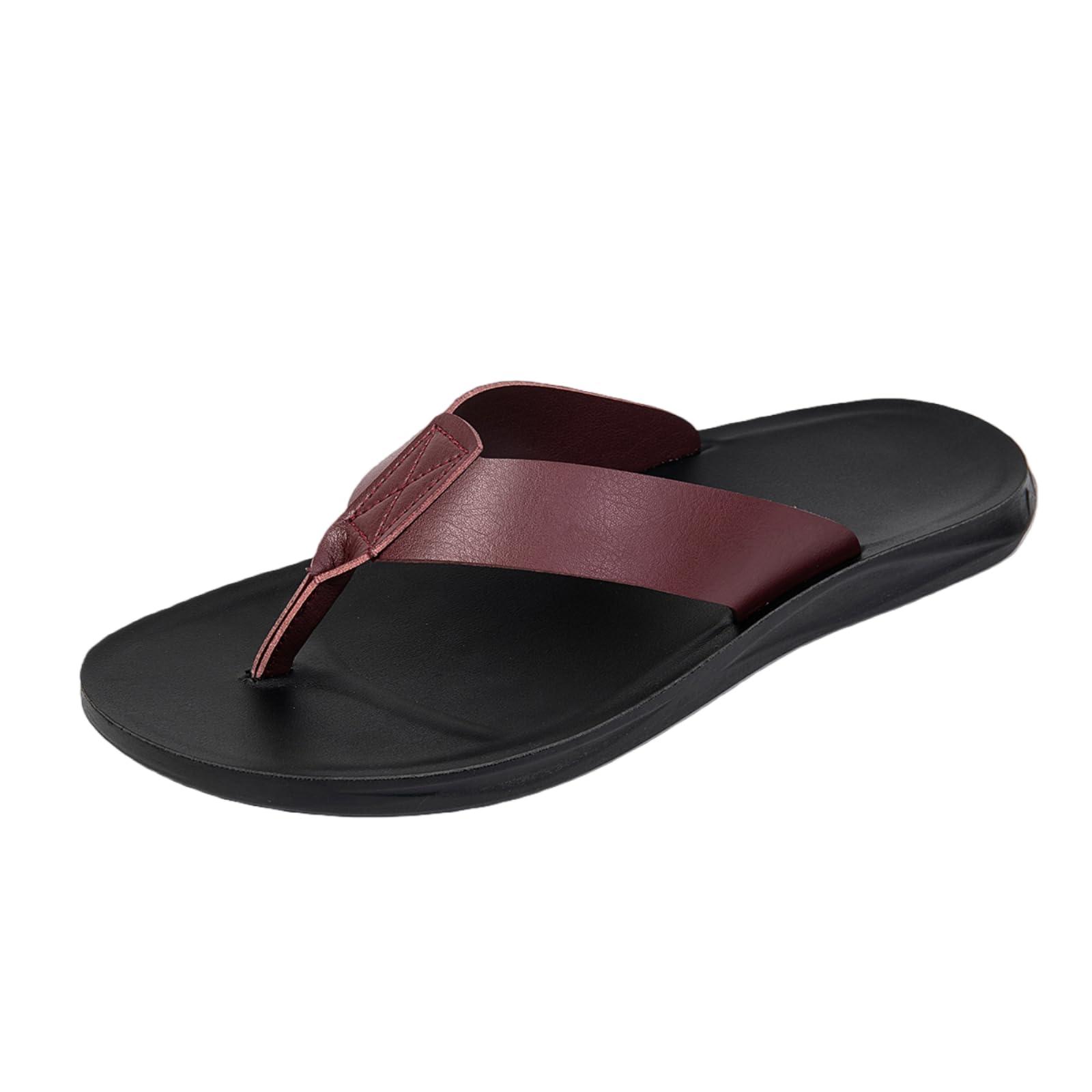 Chanclas Sandalias Deslizables Cómodas Antideslizantes para Hombres De Ocio Hombres-Yellow Brown-39