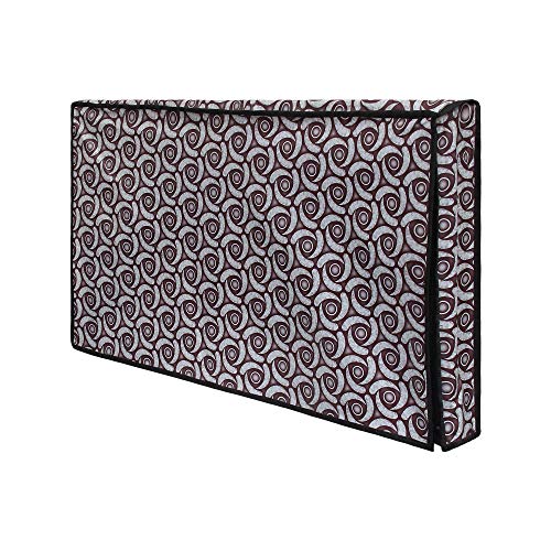 Image of DREAM CARE Double Use - Transparent & Printed Flap - 32 Inches LED TV Cover, Waterproof LED TV Cover for (LG, Samsung, Vu, Mi, Realme, TCL, Croma), SA59