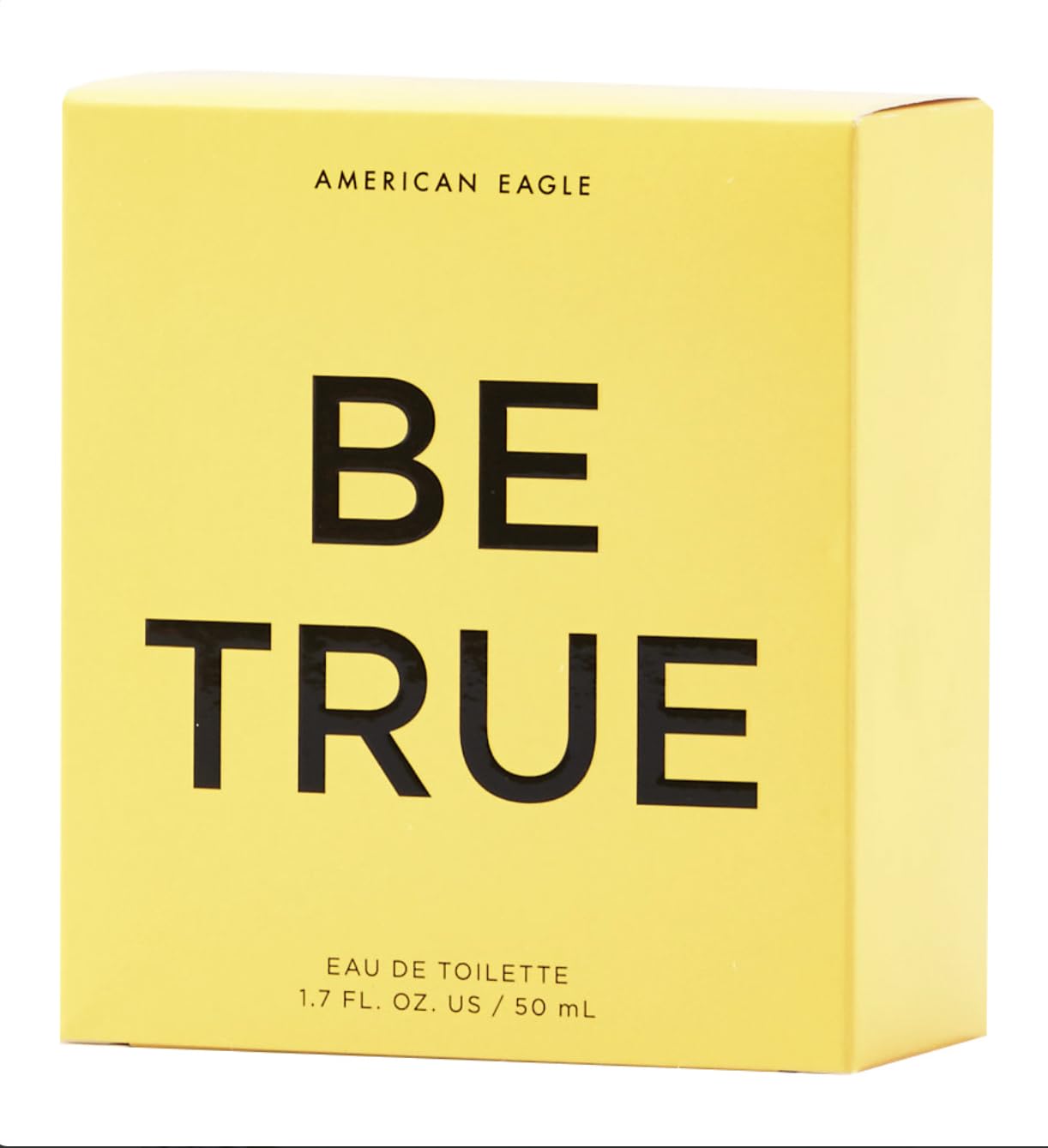 Be True Eau de Toilette Spray by American Eagle 1.7 fl oz yellow box