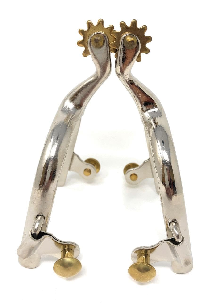 AJ Tack Wholesale Espuelas de cuerda de banda de 1,27 cm
