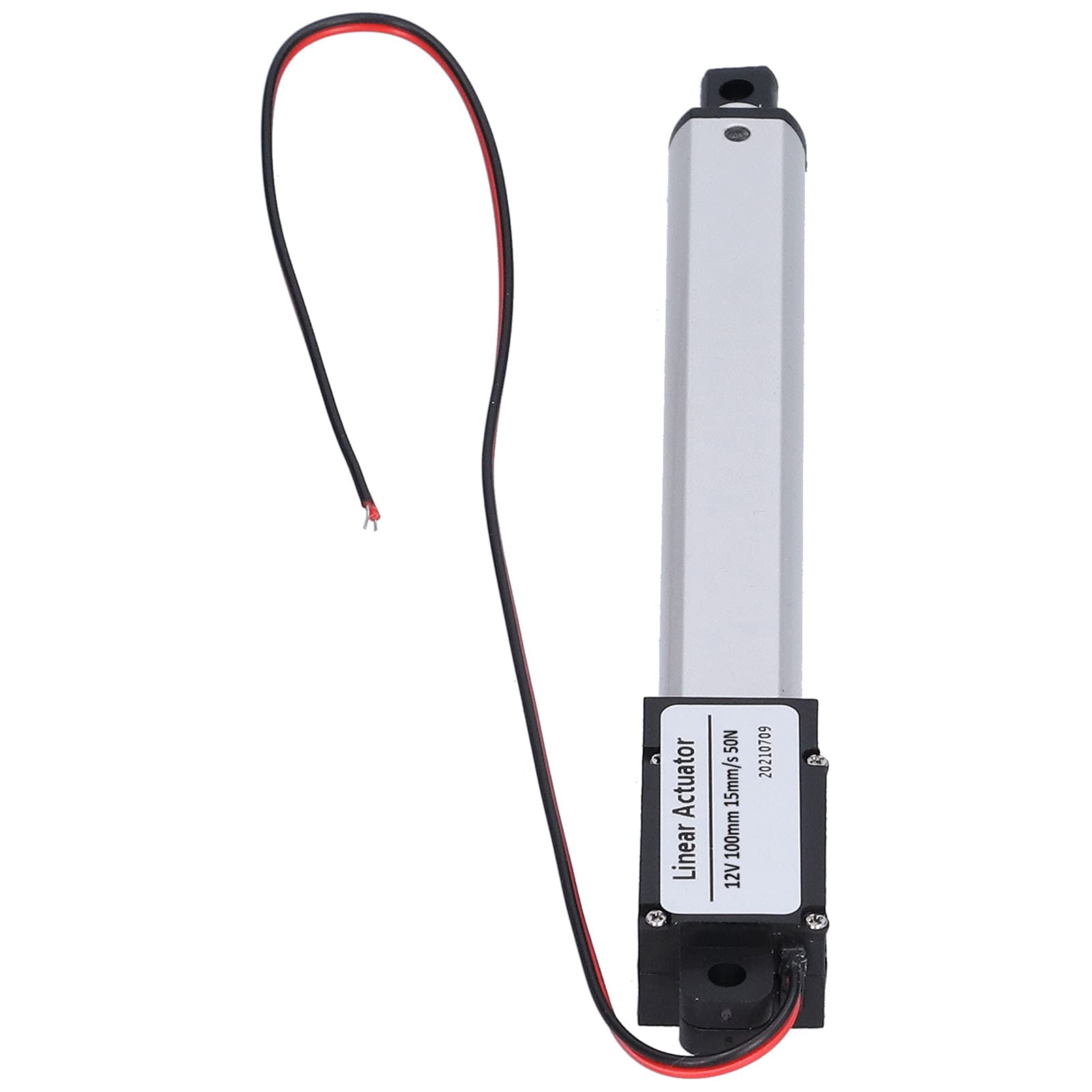 Attuatore Lineare Interno Mini Elettrico DC 12V 100mm, Silenzioso, per Agricoltura Industriale, 100mm-15mm/s-50N