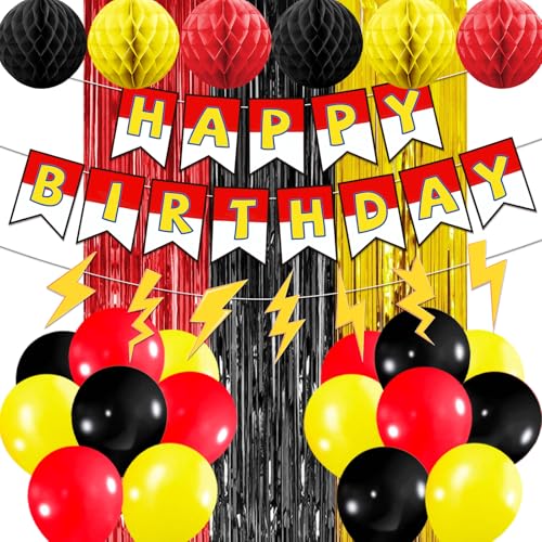 Pokemon Birthday Decorations Pokemon Party Decorations with Pokemon Birthday Banner Garland Balloons...
