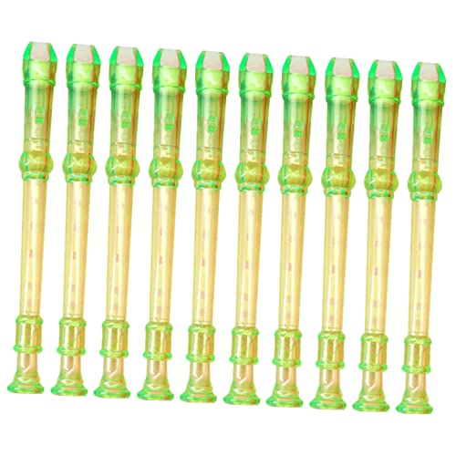 NULYLU Educational Boys and Girls Clarinet 6 Hole Wind Instrument Beginner Recorder Flute Boys and Girls Instrument Set Material Perfect for Early Music Learning Random Color