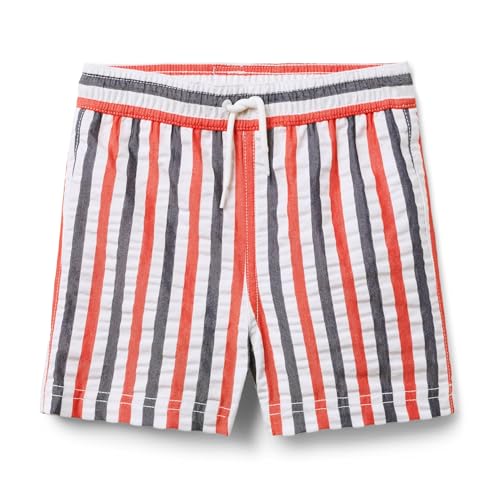 Janie and Jack Boys Seersucker Swim Trunk (Toddler/Little Big Kid)