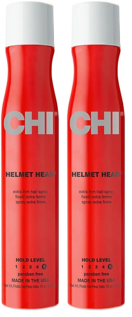 CHI Helmet Head Extra Firm Hairspray, 10 oz (Pack of 2)
