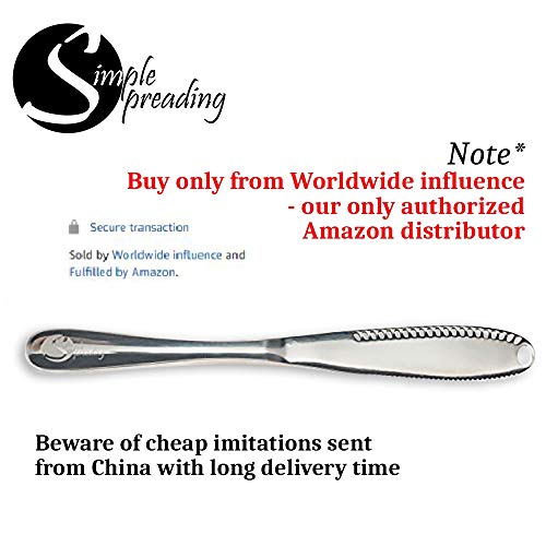 Stainless Steel Butter Spreader, Knife - 3 in 1 Kitchen Gadgets (1)