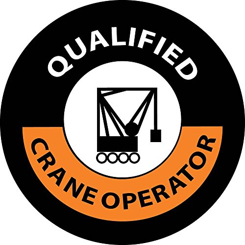 National Marker Corp. HH58 - Emblema para casco de grúa calificado