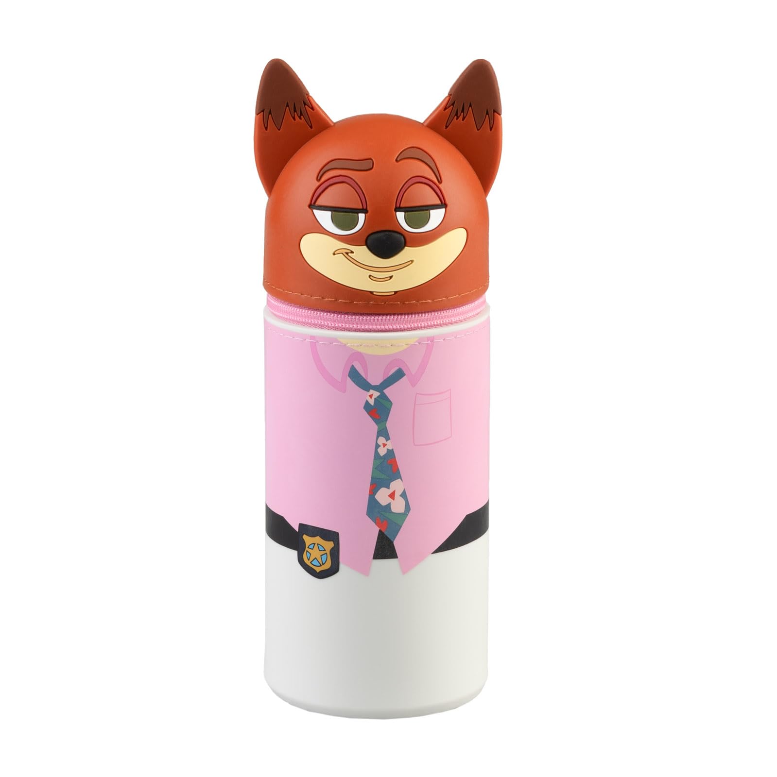 Grupo Erik School Pencil Case - Zootopia Nick Wilde Disney Gifts | Expandable Pencil Cases, Back to School Supplies, Office Stationery Supplies | Disney Stationery Gifts