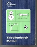 Tabellenbuch Metall (mit Formelsammlung) (Europa-Fachbuchreihe für metallverarbeitende Berufe) - Gerold Würtemberger, Bernd Leopold, Ulrich Fischer