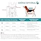 ALLSOPETS Hunderucksack für Mittlere Hunde, Verstellbar und Leicht, Ideal zum Wandern, Radfahren, Reisen und Camping (Armeegrün, M)