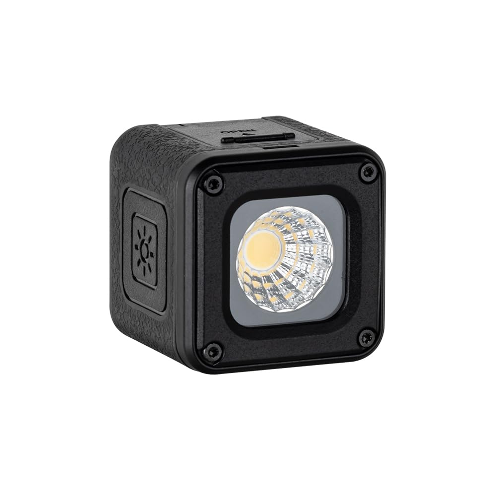 SMALLRIG Mini Cube Light for Macro Photography LED Video Light, Rainproof Light Kit with 8 Color Filters, Small Photography Light 5600K CRI95 for GoPro, for DJI, Smartphones, Cameras, RM01-3405