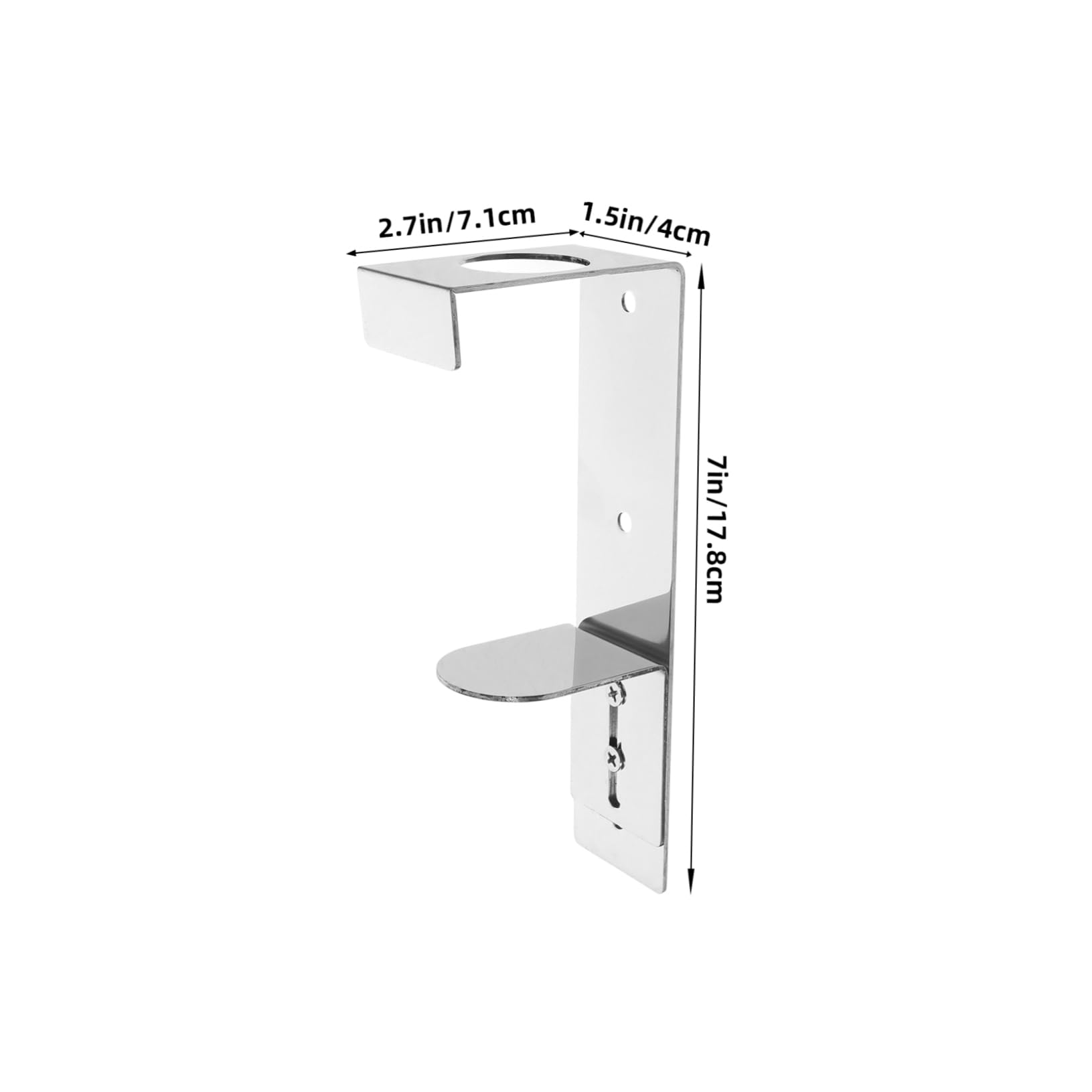 Alipis Wall Mount Soap Dispenser Holder Easy Installation Shampoo Bottle Rack Bathroom Organizer for Liquid Soap Shower Gel Modern Design for Home Kitchen Use