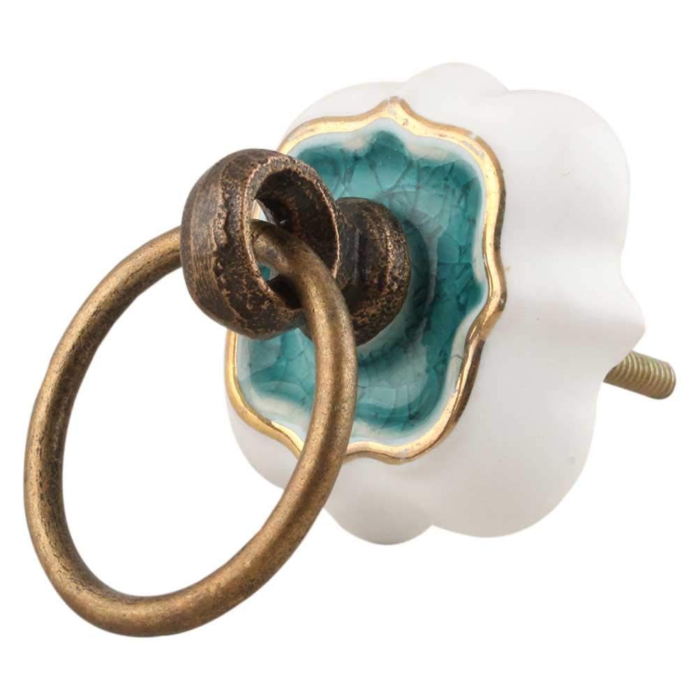 IndianShelf 2 Packs Sea Green Solid Ceramic Drawer Knobs for Kitchen Cabinet Hardware Door Pulls Decorative Dresser Premium Artworks (B07TCHGDZS) Amazon Price History, Amazon Price Tracker