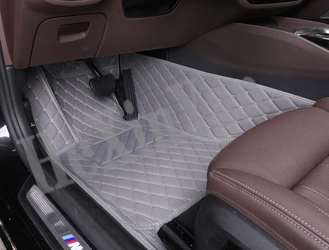 For Car - Custom Car Floor Mats for Subarus All Models Outback forester XV BRZ Legacy Tribeca Impreza auto styling accessories (1 gray front)