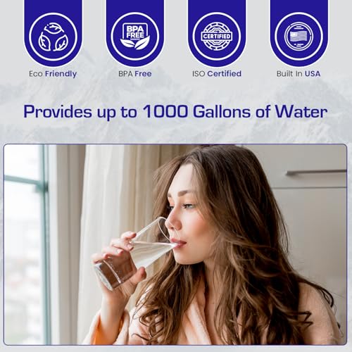 Crystal Quest Arsenic Removal/in-line Water Filter System Filters Up to 1000 Gallons - Inline Water Filtration for Refrigerator, Ice Maker, Water Cooler, Coffee Maker thumbnail 3