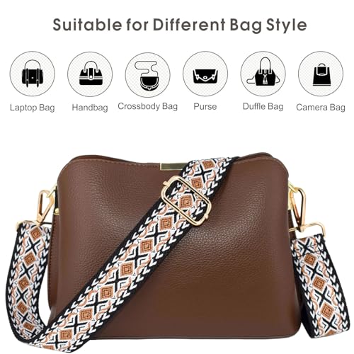 Image of Replacement Purse Strap Shoulder Strap Adjustable Crossbody Strap for Women Crossbody Wide Shoulder Bag