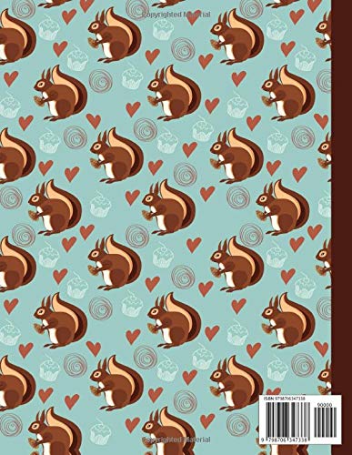 Photo Album: Squirrels Photo Album, Large Photo Albums with Writing Space Memo, Extra Large Capacity Picture Album, Family, Baby, Wedding, Travel Photo Book, 120 Pages, Size 8.5\" x 11\"