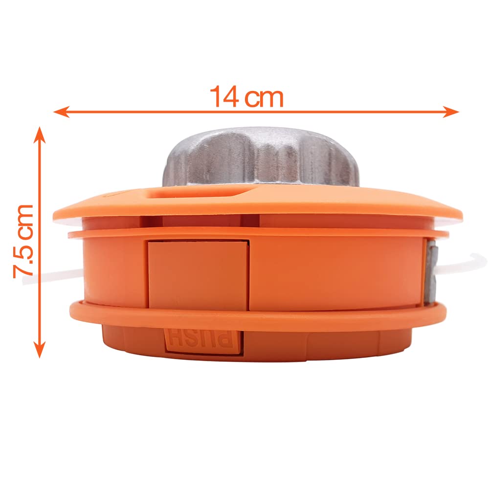 Testa Decespugliatore Automatica M10 X 1.25 Sinistra | Doppio Filo Nylon Per Decespugliatori A Benzina - Foto 10