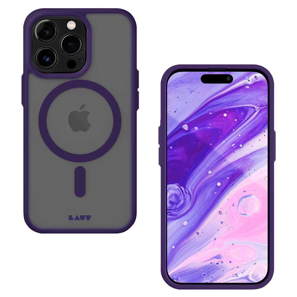Condition photo showing New/Like New for LAUT - HUEX Protect case Compatible with MagSafe for iPhone 14 Pro Max (6.7") - Dark Purple