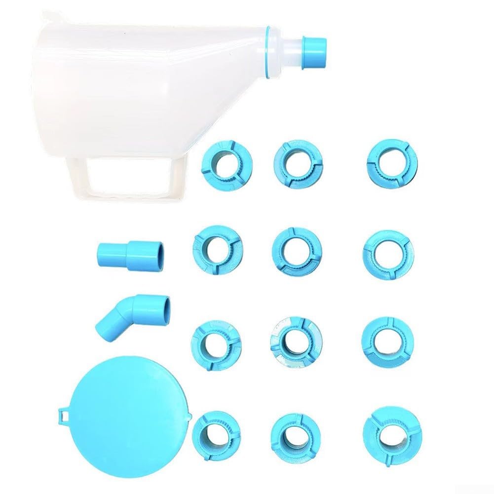 Entonnoir à huile avec 14 adaptateurs de kit outil vidange plastique