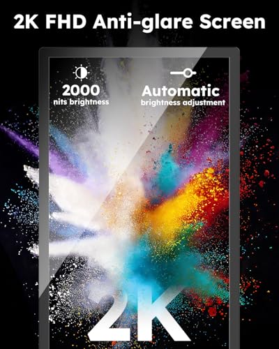 Image of 55 inch Outdoor Mobile Digital Signage Display, LCD IP65 Waterproof Advertising Display Kiosk with Rechargeable Battery, Brightness Auto-Adjustment and Impact Resistant Screen