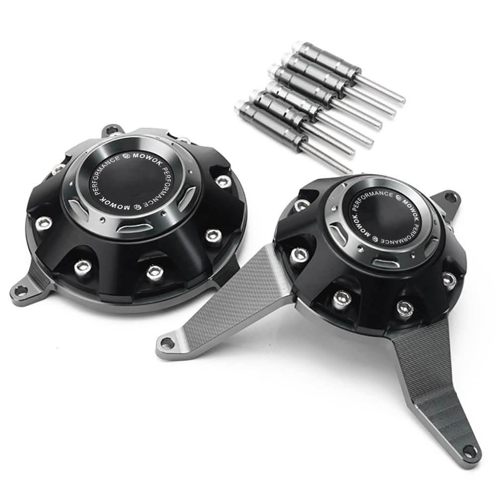 Moto Accessori For Kawasaki Z900 Z 900 2017-2022 2023 2024 Coperture Motore Protezioni Protezione Coperchio Statore Carter Anticaduta Slider (Grigio)