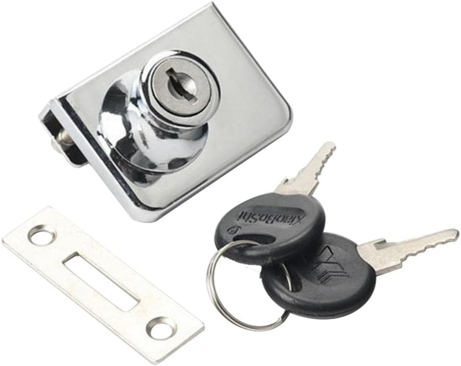 Heavy Duty Display Cabinet Showcase Lock Glass Door Lock 48X35Mm AHome & Garden|Home Improvement|Building & Hardware|Doors & Door Hardware|Other Door Hardware