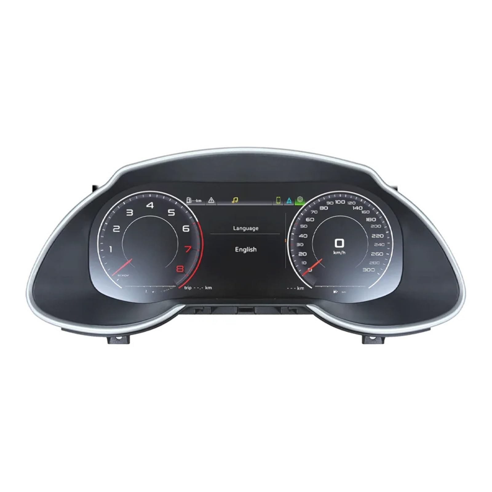 EGUIAS Car Digital Speedometer 12.3'' LCD Dashboard Digital Cluster Fit For Audi Q5 2010-2018 Years Panel Speedometer Virtual Cockpit Instrument