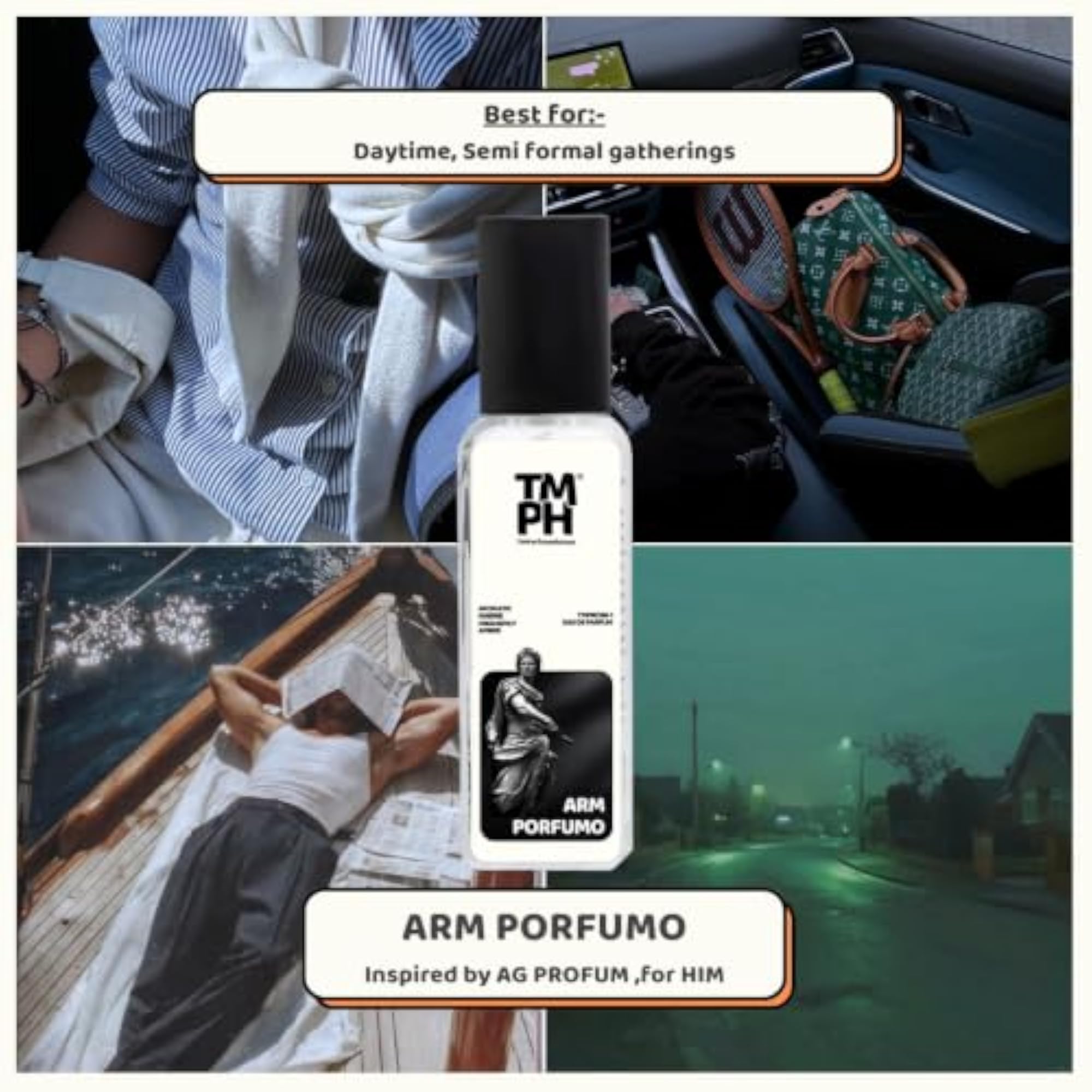 Arm Porfumo EDP for Men, Fresh Aromatic Perfume Spray