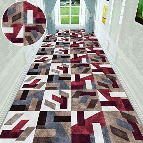 Moqueta corredor antideslizante y alfombra entrada rectangular moderna 3