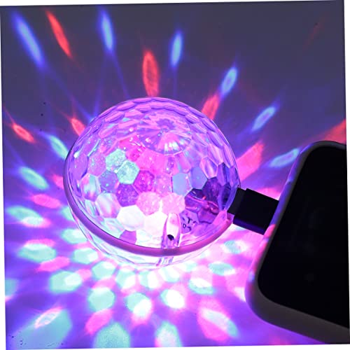 Homoyoyo Disco Party Light Crystal Stage Lights Charging Lamp Perfect for Ktv Bar Club Wedding