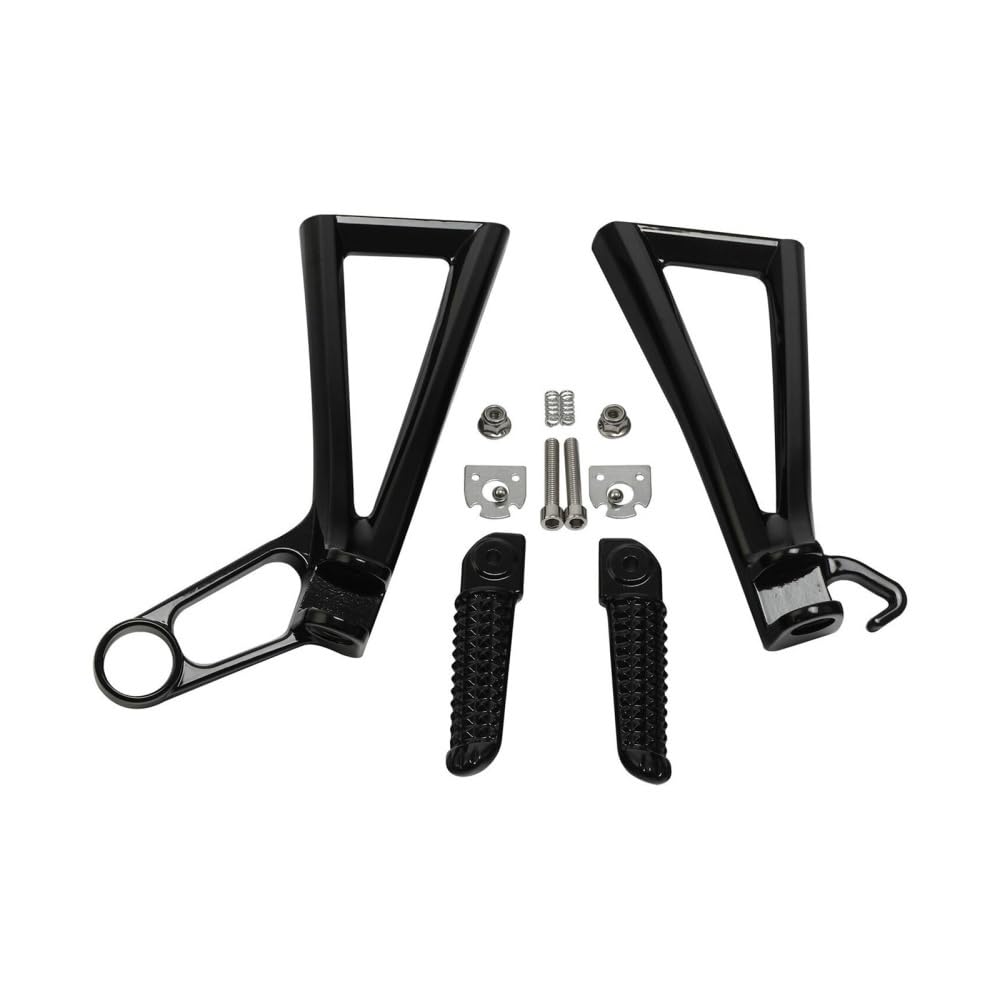 Support de repose-pieds passager arrière pour YZF-R6 2003-2005 et R6S noir - 2
