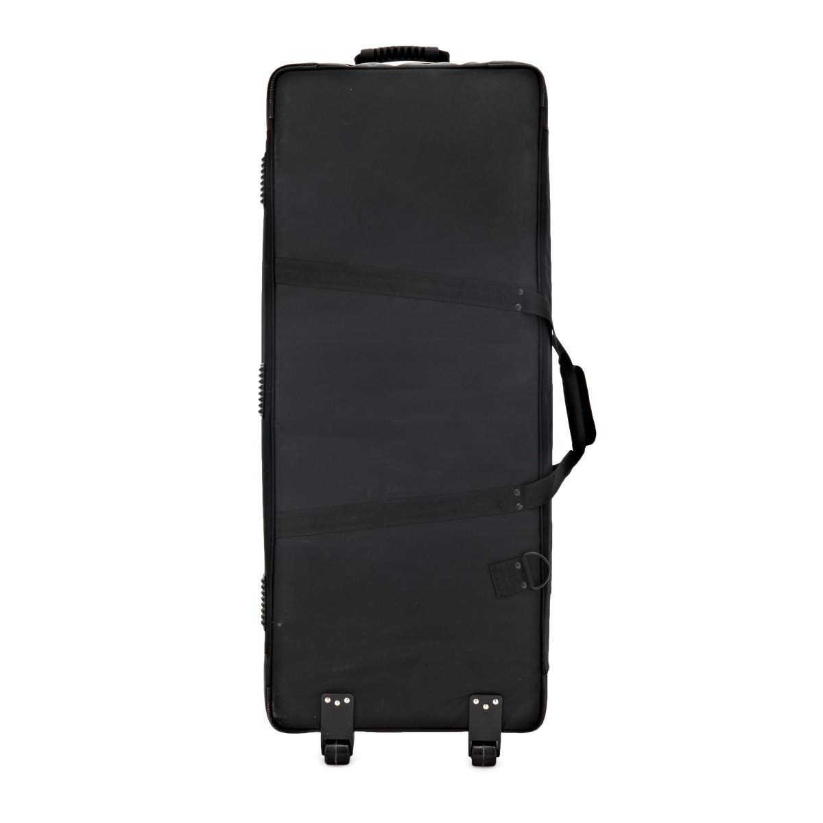Estuche de Teclado 61 Teclas con Ruedas de Gear4music | Ruedas para un Transporte Fácil, Acolchado Reforzado 20mm, Tres Grandes Bolsillos de Accesorios