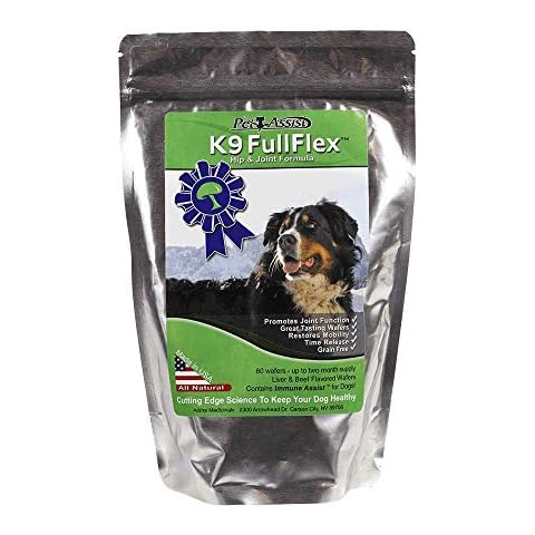 Aloha Medicinals K9 FullFlex, Dog Hip and Joint Supplement, Certified Organic and Mushroom Enhanced Dog Health Supplement, Pack of 1, 60 Chews Cover