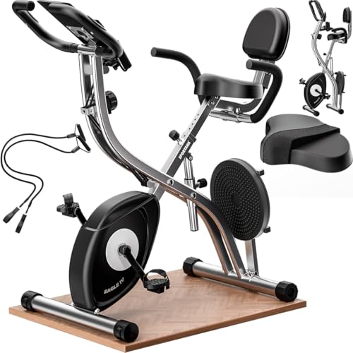 SPORTANA® Eagle 4 vélo d'appartement pliable réglable 16 niveaux capteur