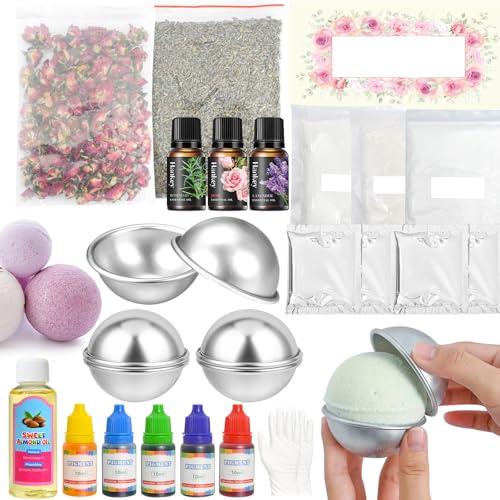 Vezerd Badebomben Selber Badekugeln Bastelset Erwachsene DIY Set