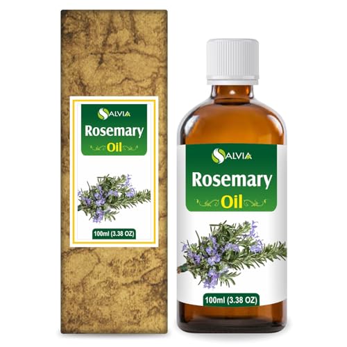 Image of Salvia Rosemary Oil (Rosmarinus officinalis) Essential Oil for Aromatherapy & DIY Blends - Herbal Oil for Skincare, Massage & Fragrance Use - 100 ml / 3.38 fl oz