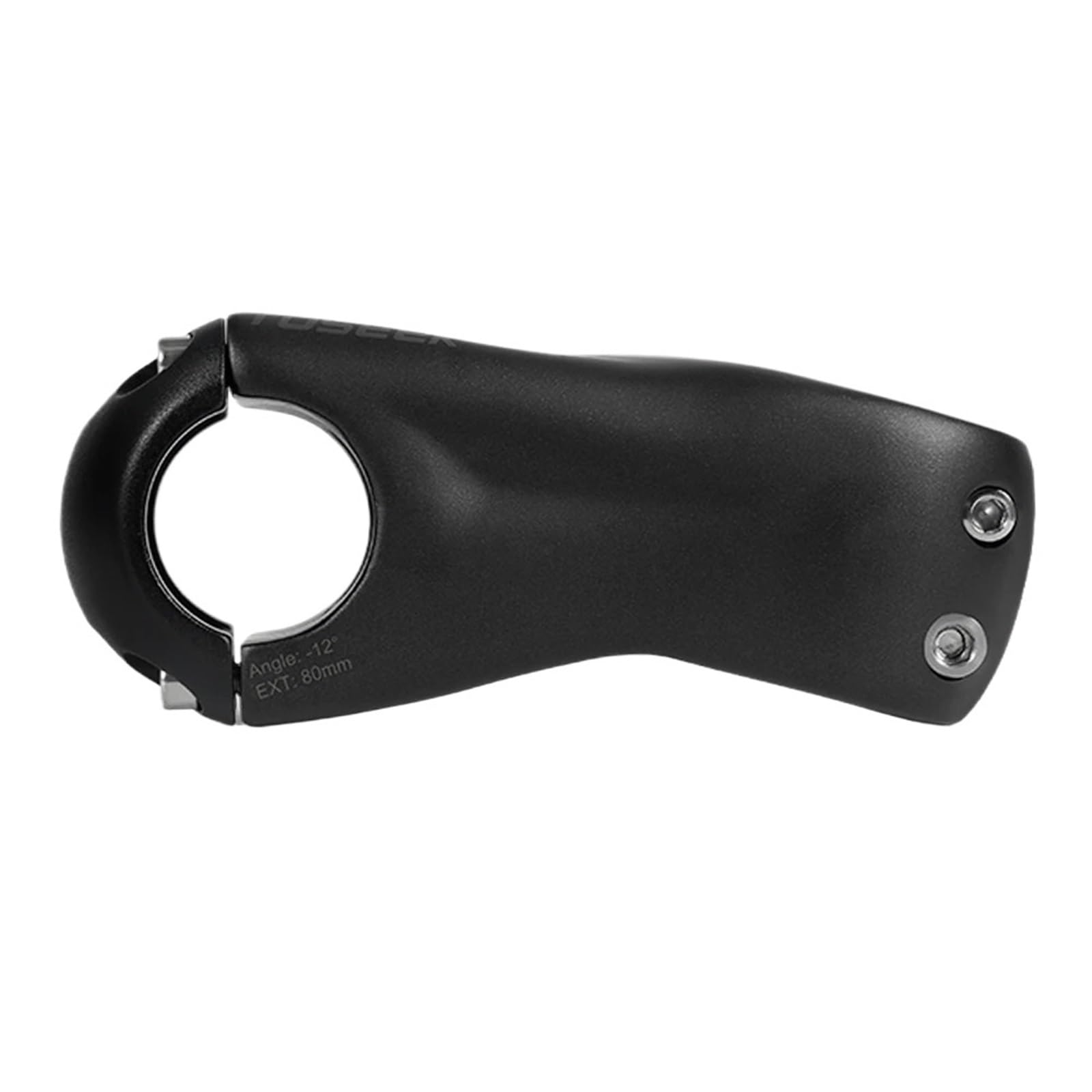 Genérico Potencia De Carbono Negro Mate 12 Grados 31,8 Mm 100 Mm-130 Mm For Bicicletas De Montaña
