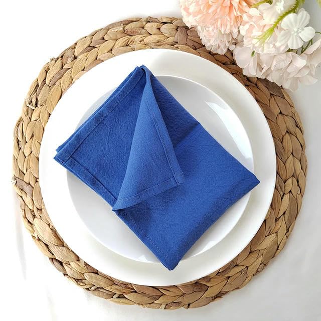 Lot de 6 serviettes en lin de qualité supérieure - Lavables - 40 x 40