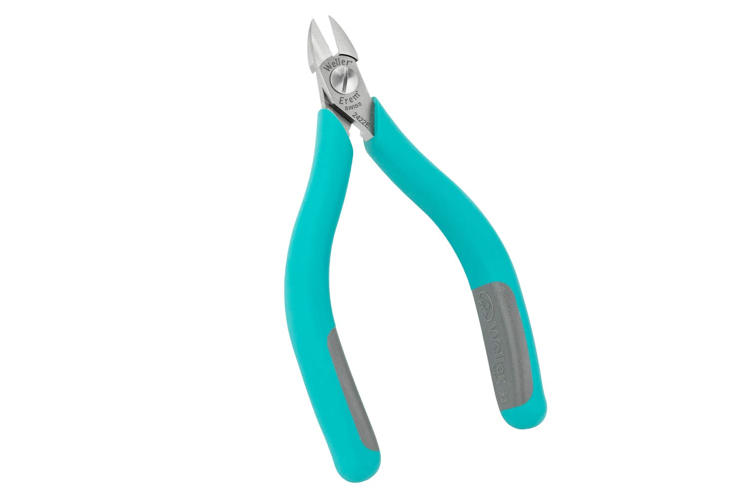 EREMWeller 2422E Precision Side-Cutting Pliers with High Precision Screw System for Easy Operation, Flush, 130 mm
