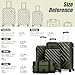 Eeeza Luggage Sets 5 Piece, Suitcases with Wheels, ABS Hard Case Luggage with TSA Lock Spinner Wheels, Carry On Luggage Set(5 Piece Sets (20