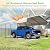12x20FT Metal Carport,Heavy Duty Carport with Reinforced Frame and Galvanized Steel Roof, Large Outdoor Garage Shelter Shade Car Port for Pickup Trucks, Boats, Cars & Tractors, Farm Tools, Cream White