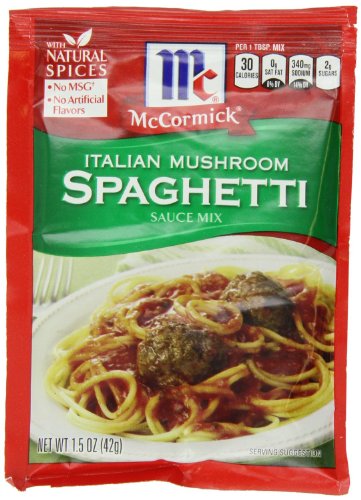 Image of McCormick Spaghetti, Italian, 1.5-Ounce Units (Pack of 24)