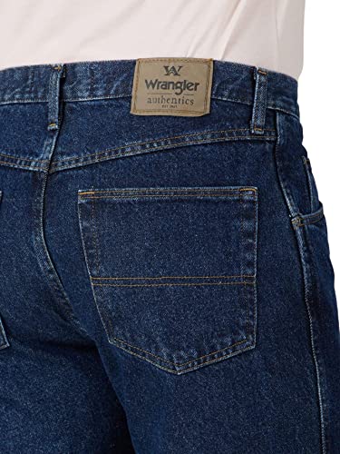 Image of Wrangler Men's Regular Fit Jeans (ZM100RD-472-58x32 Blue 58W x 32L)