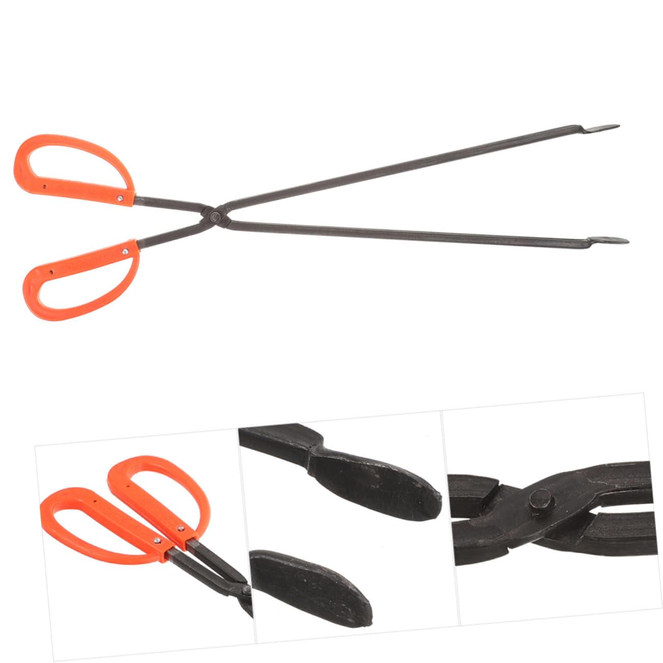 Pinza per Spazzatura 2pezzi, Manico lungo Plastico e Metallo | Raccogliere Oggetti, Uso Interno e Cucina Domestica, Utensile Versatile a Presa Semplice