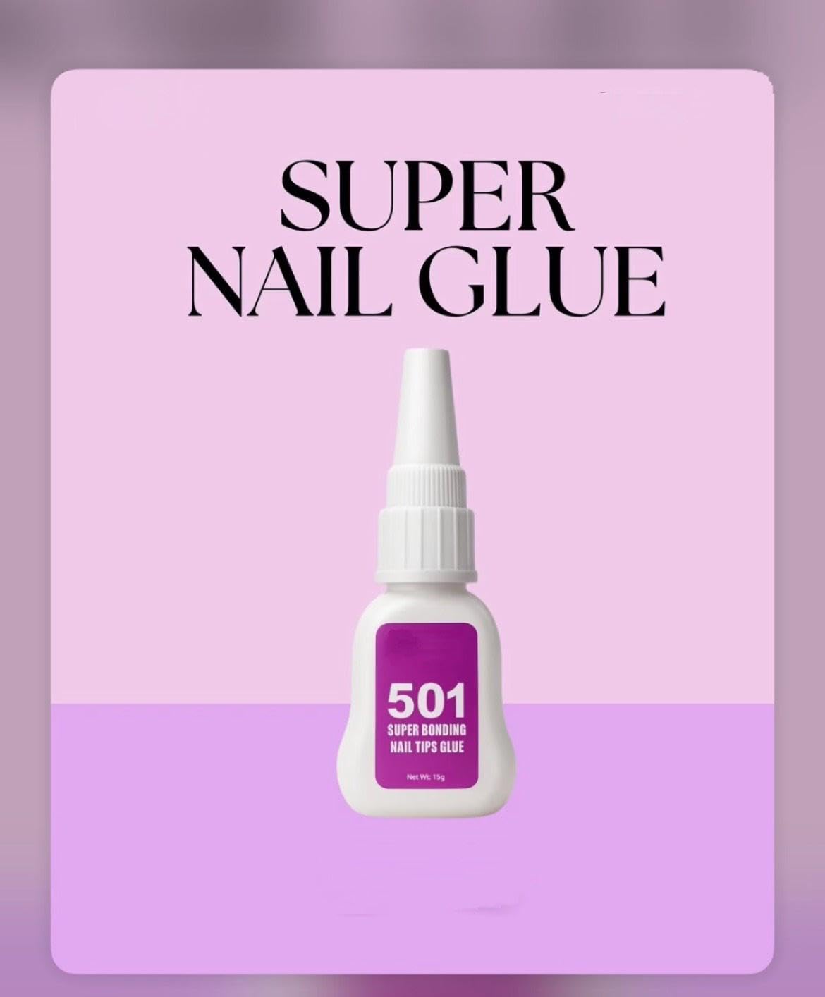 501 Super Bonding Nail Tips Glue, Professional Nail Extension Adhesive for Acrylic Press On and Artificial Nails, 15g-image-23