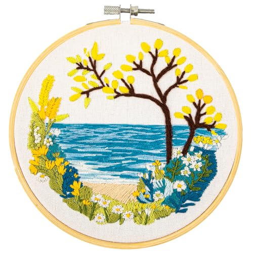 Image of DIAMOND DOTZ Wild Ocean Embroidery Kit for Beginners and Adults, Craft